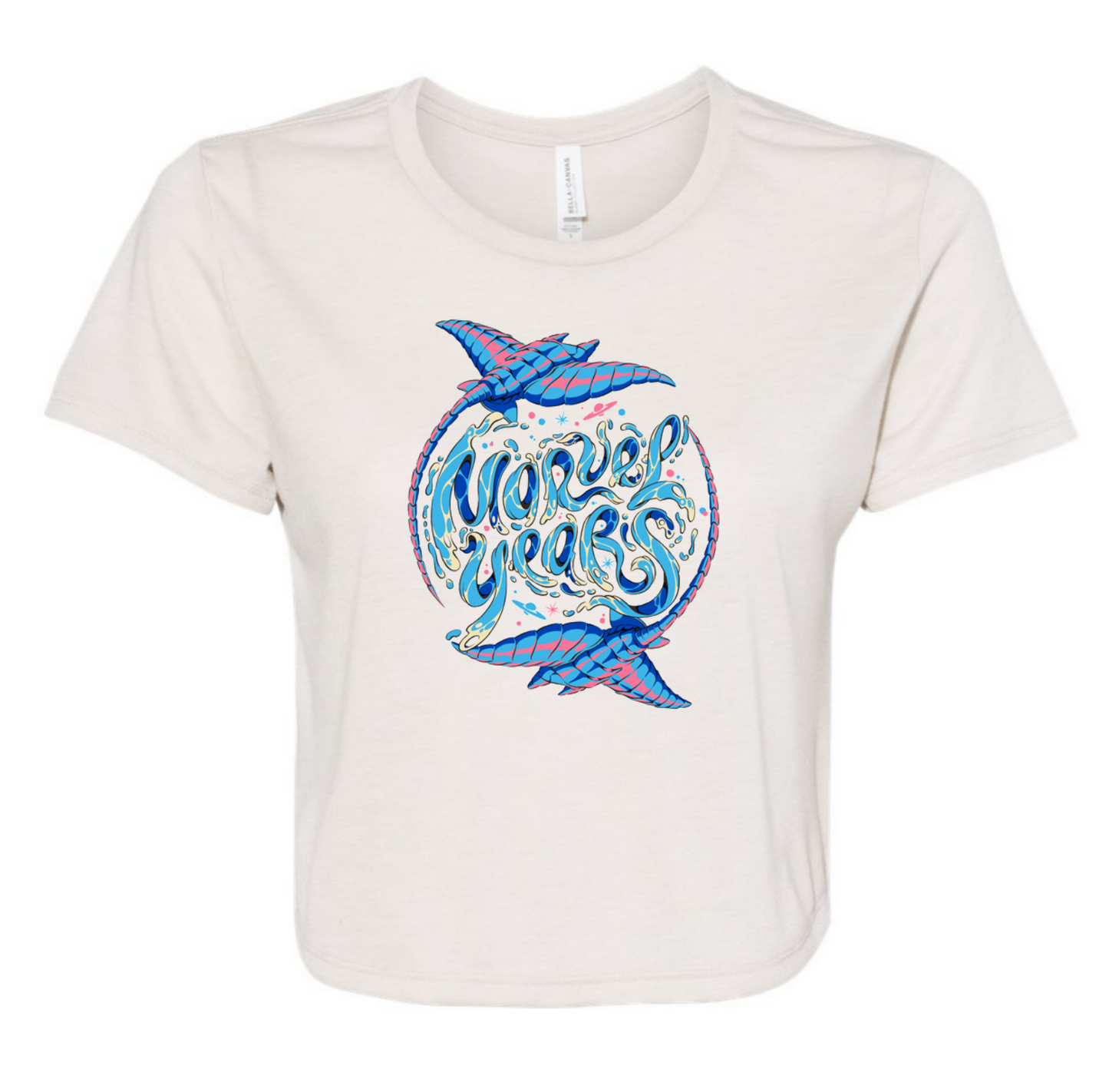 Marvel Years Mantaray Women’s Flowy Crop Tee